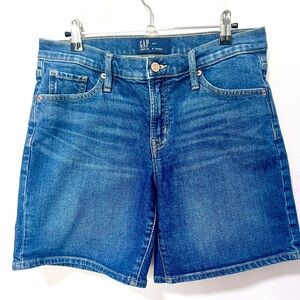 GAP Blue Jean Shorts Medium Wash Casual 4